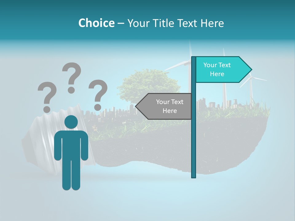 Sky Pollute Illuminate PowerPoint Template