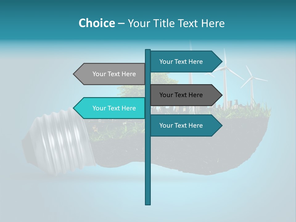 Sky Pollute Illuminate PowerPoint Template