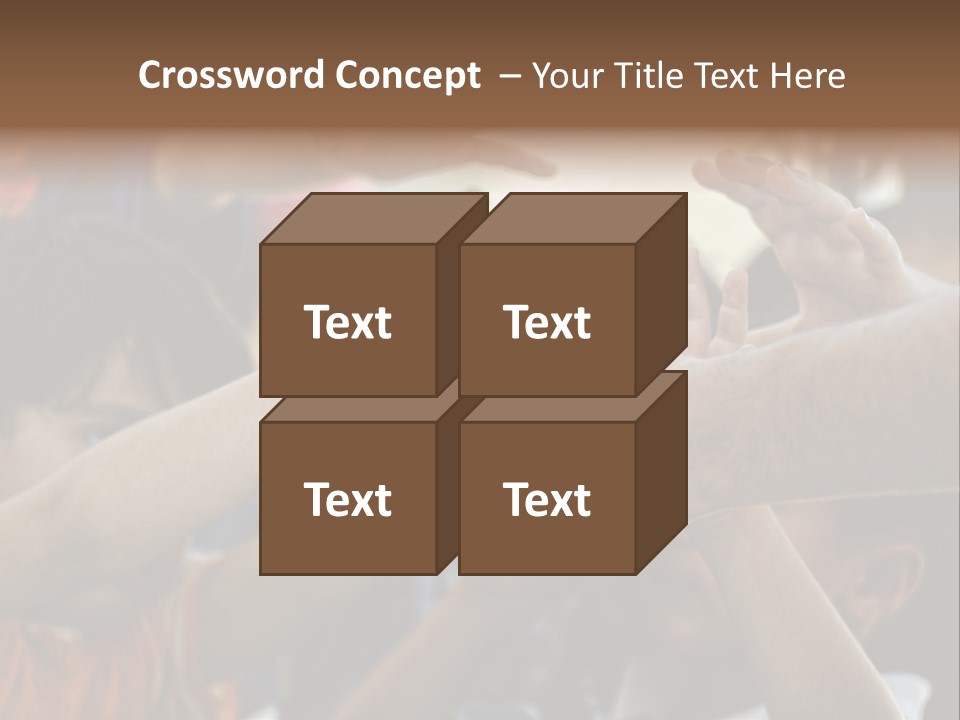 Slum Orange Homeless PowerPoint Template