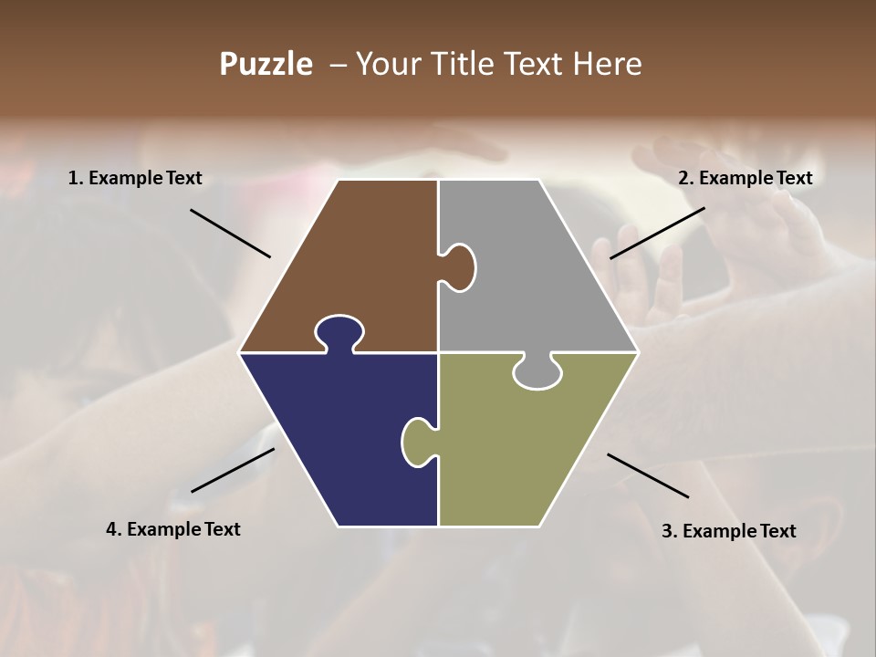 Slum Orange Homeless PowerPoint Template