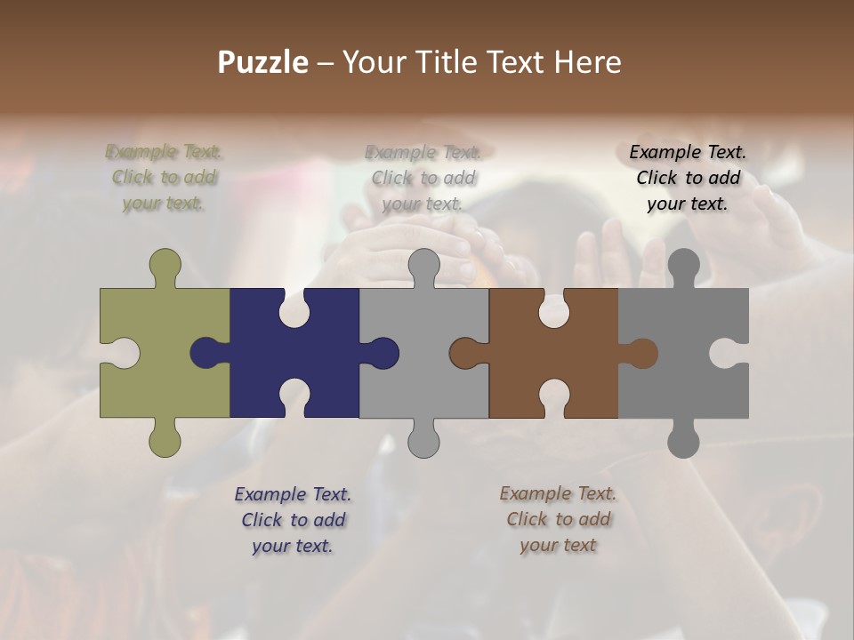 Slum Orange Homeless PowerPoint Template