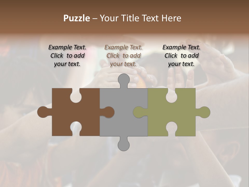 Slum Orange Homeless PowerPoint Template