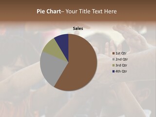 Slum Orange Homeless PowerPoint Template