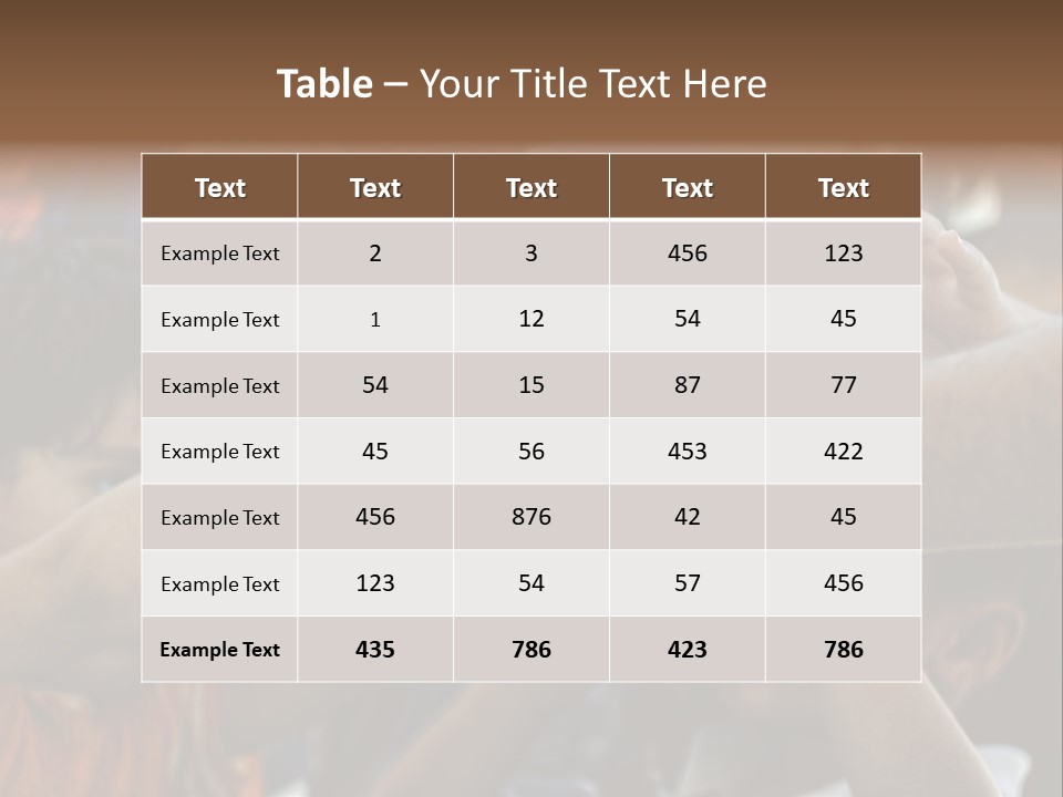 Slum Orange Homeless PowerPoint Template