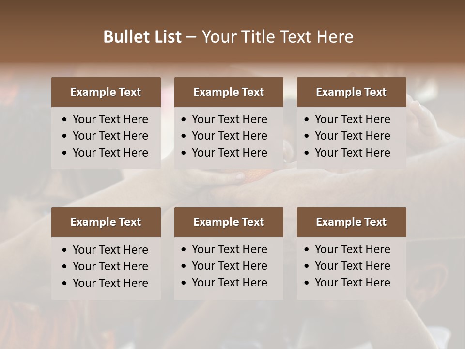 Slum Orange Homeless PowerPoint Template