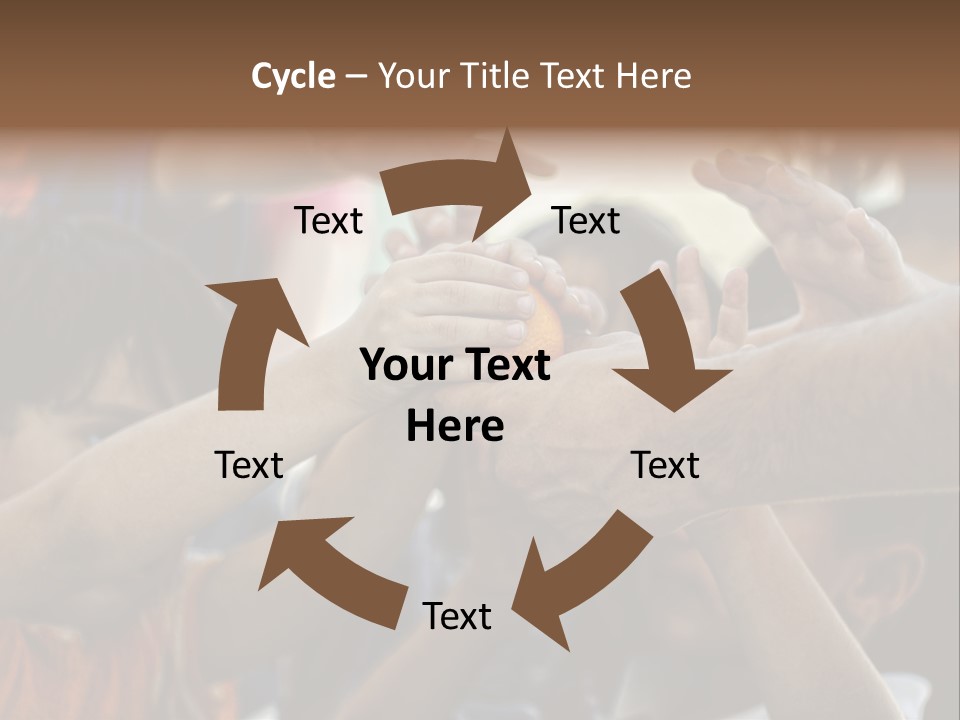 Slum Orange Homeless PowerPoint Template