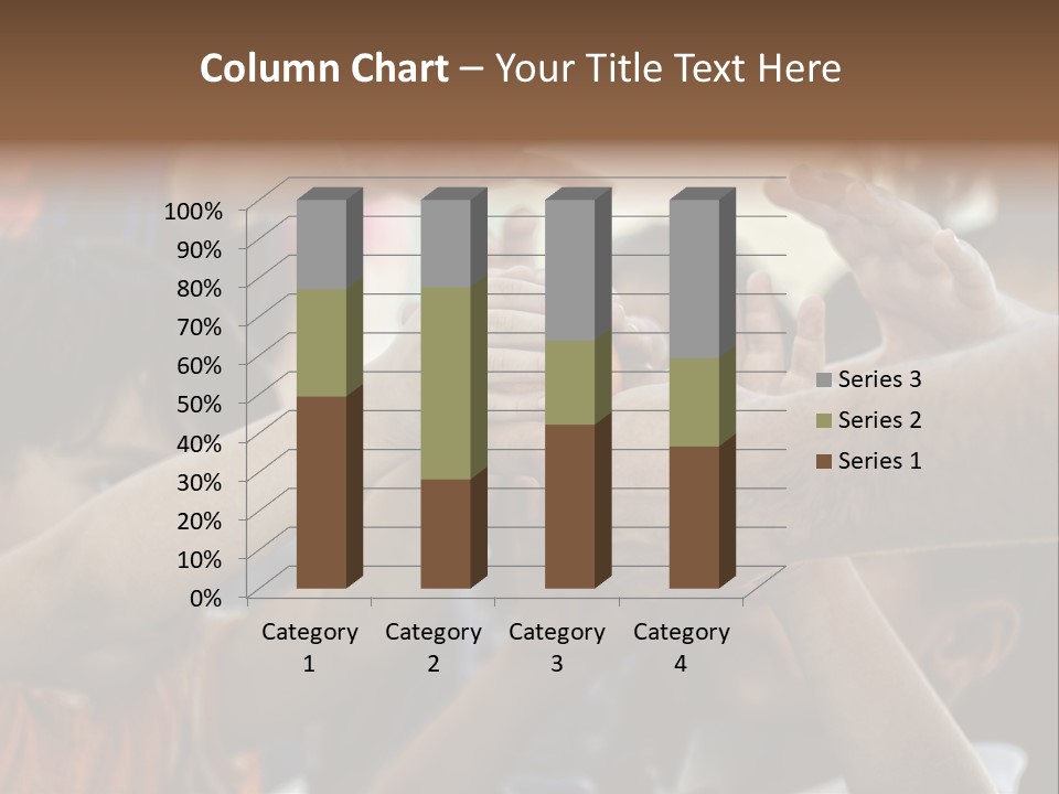 Slum Orange Homeless PowerPoint Template