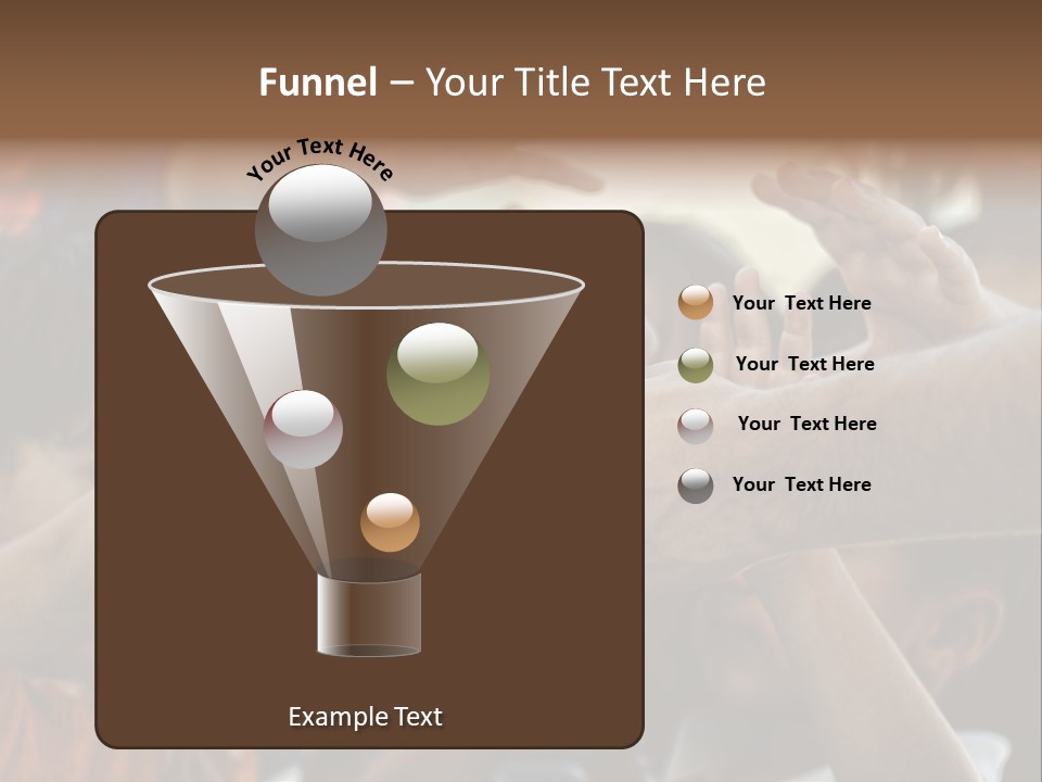 Slum Orange Homeless PowerPoint Template