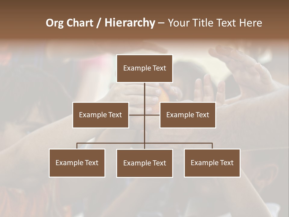 Slum Orange Homeless PowerPoint Template