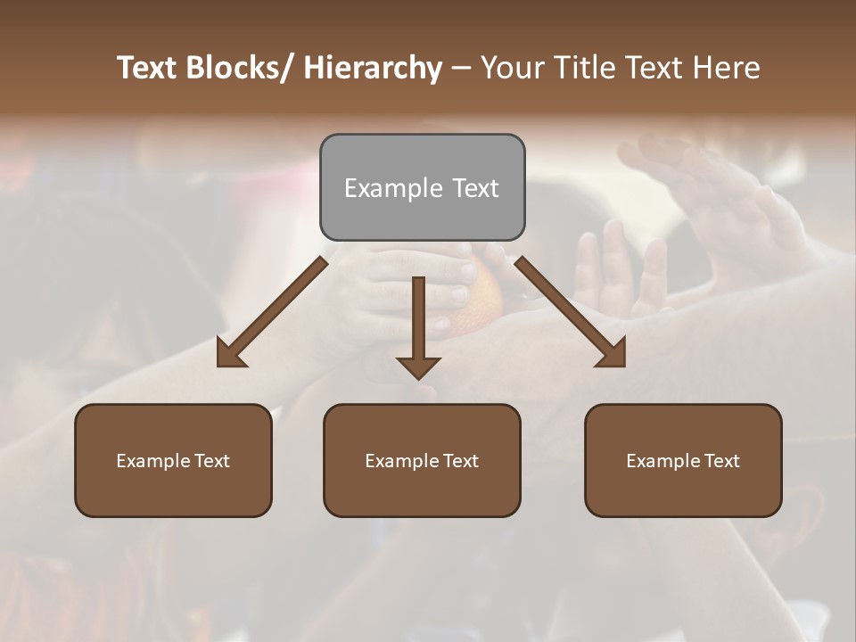 Slum Orange Homeless PowerPoint Template