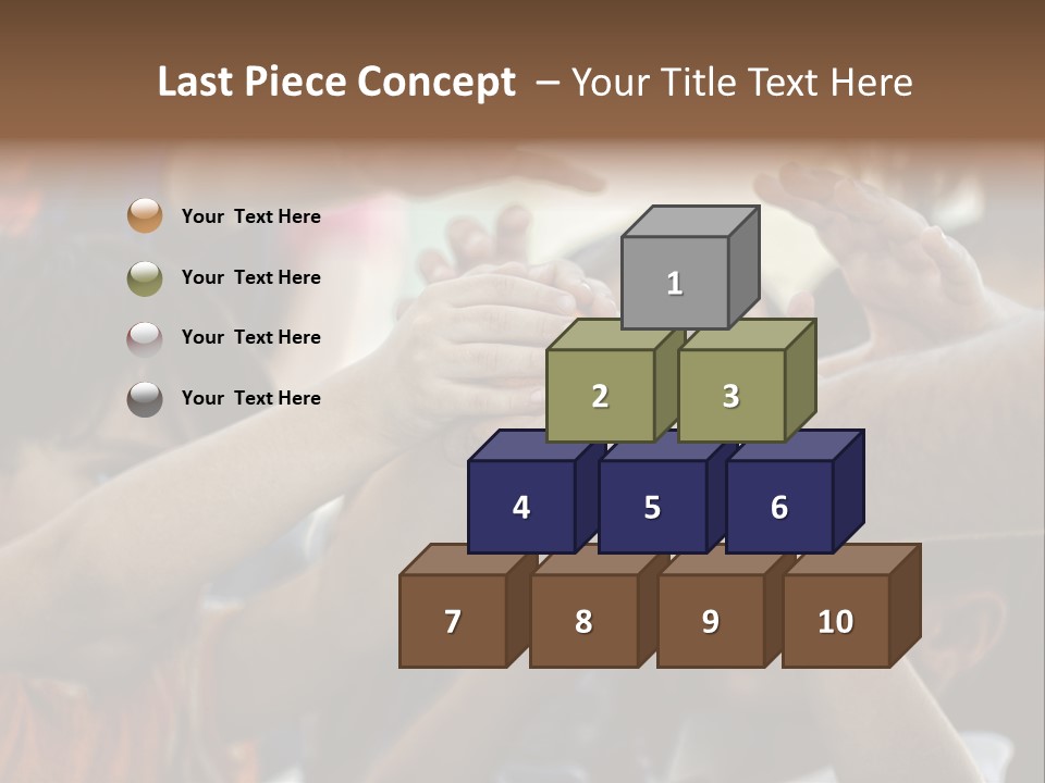 Slum Orange Homeless PowerPoint Template