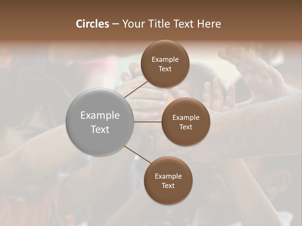 Slum Orange Homeless PowerPoint Template