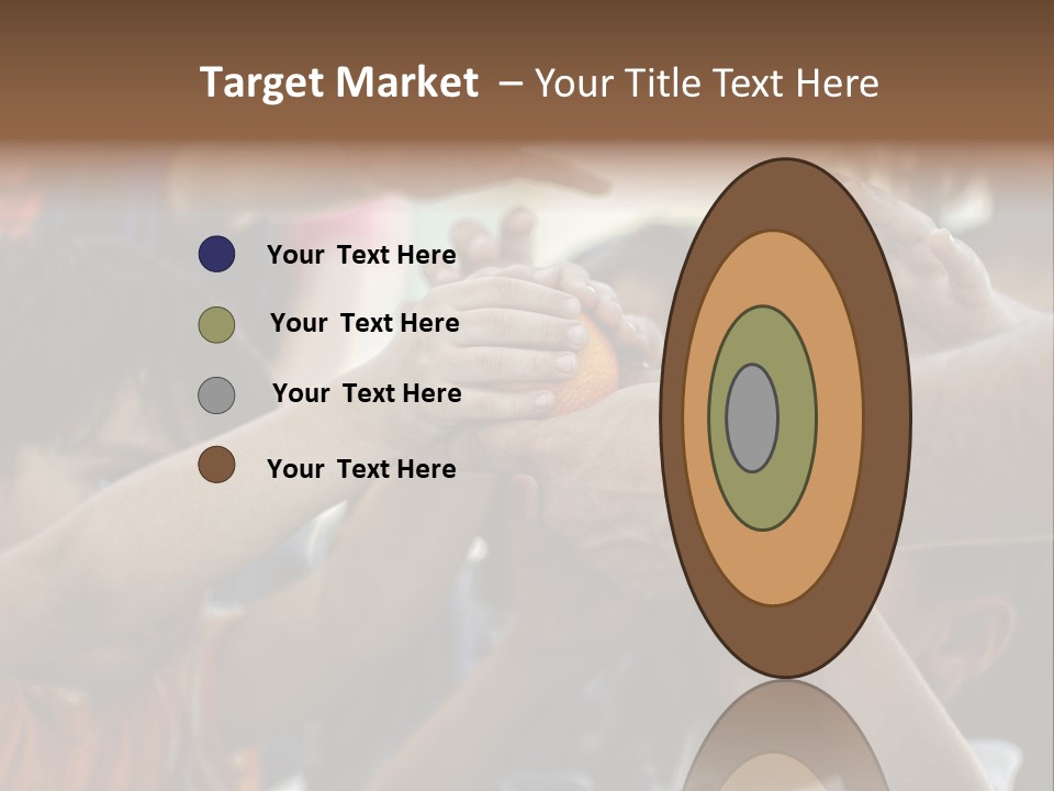 Slum Orange Homeless PowerPoint Template