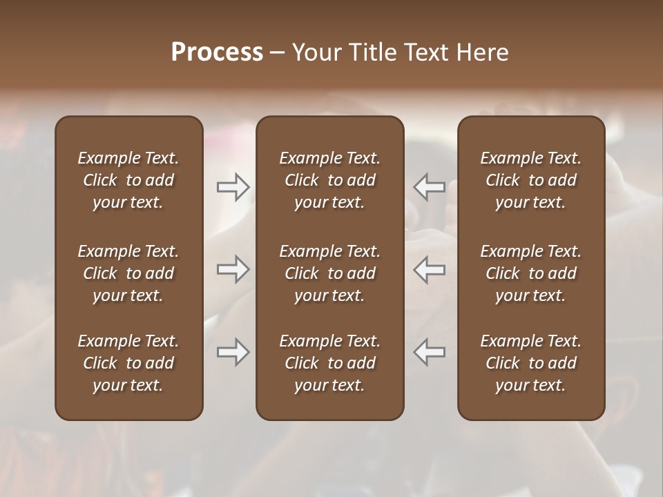 Slum Orange Homeless PowerPoint Template