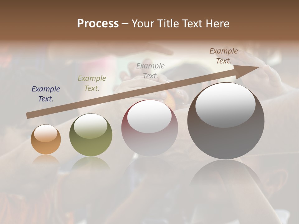 Slum Orange Homeless PowerPoint Template