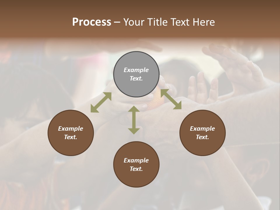 Slum Orange Homeless PowerPoint Template