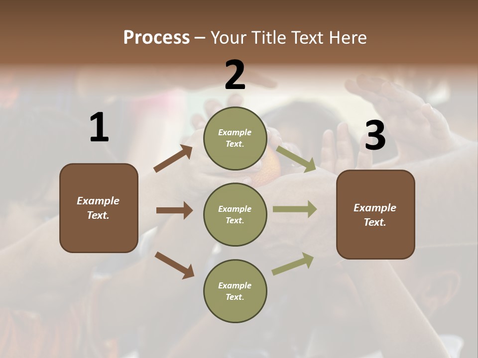 Slum Orange Homeless PowerPoint Template