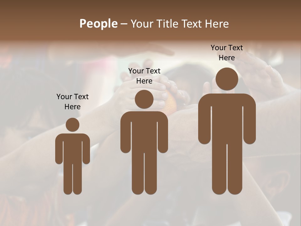 Slum Orange Homeless PowerPoint Template