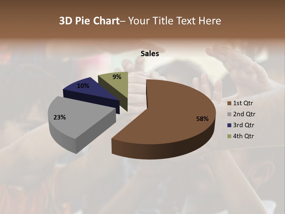Slum Orange Homeless PowerPoint Template