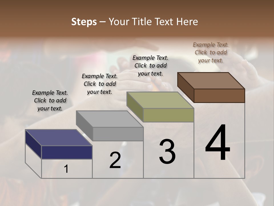 Slum Orange Homeless PowerPoint Template
