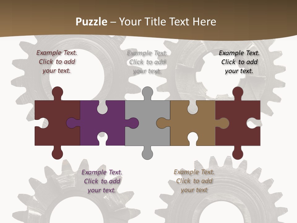 Mechanic Rusty Metal PowerPoint Template