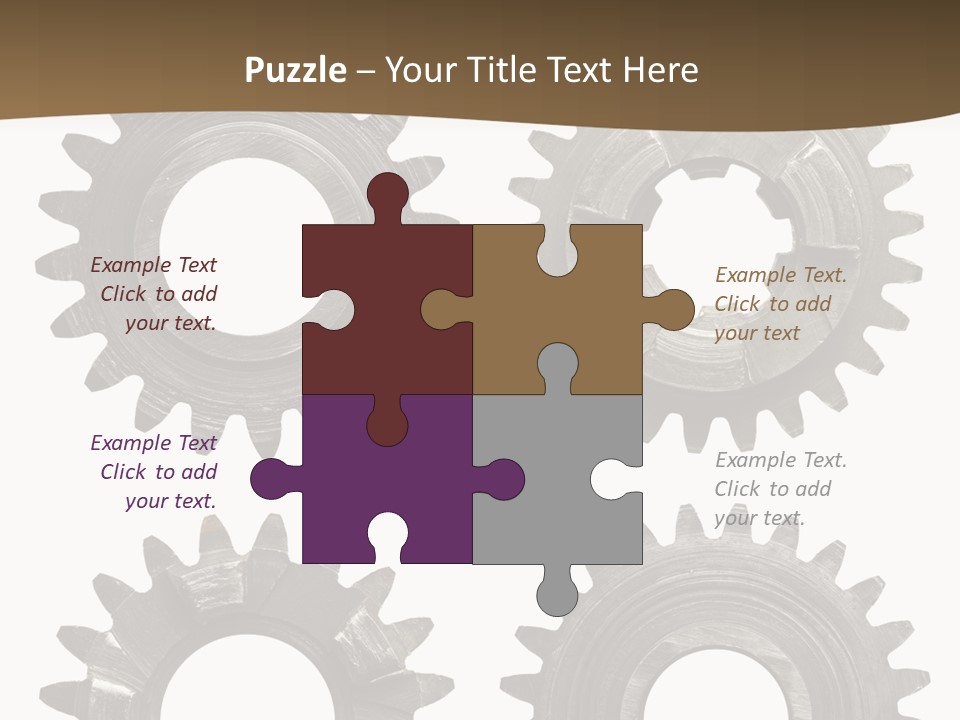 Mechanic Rusty Metal PowerPoint Template