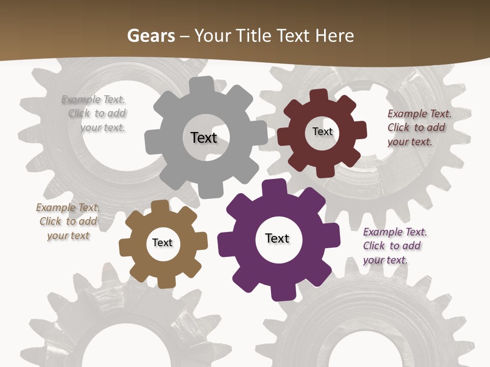 Mechanic Rusty Metal PowerPoint Template