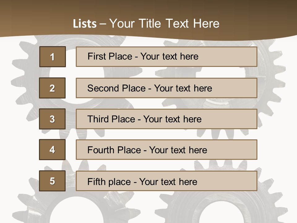 Mechanic Rusty Metal PowerPoint Template