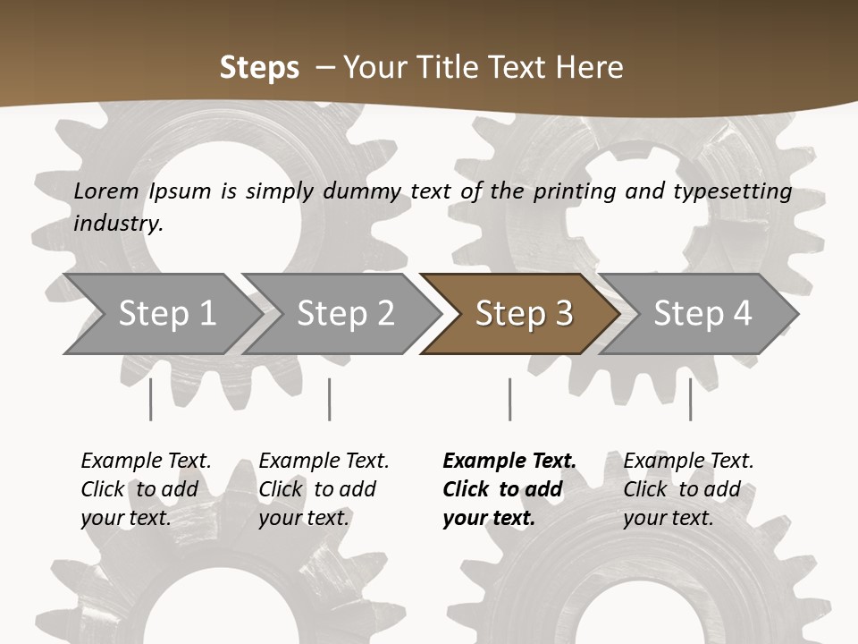 Mechanic Rusty Metal PowerPoint Template