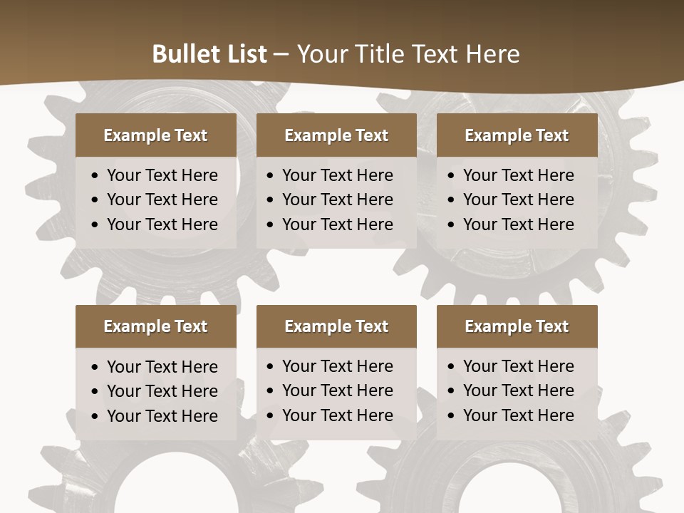 Mechanic Rusty Metal PowerPoint Template