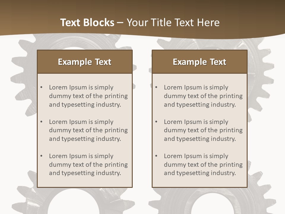 Mechanic Rusty Metal PowerPoint Template