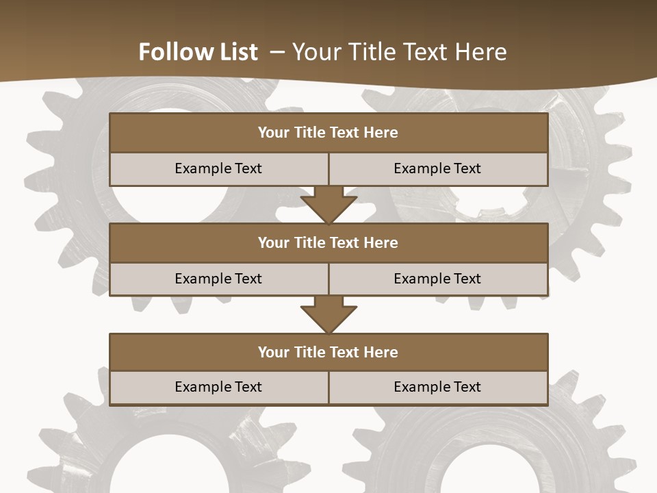 Mechanic Rusty Metal PowerPoint Template