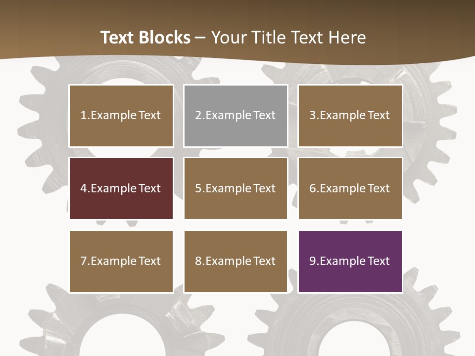 Mechanic Rusty Metal PowerPoint Template