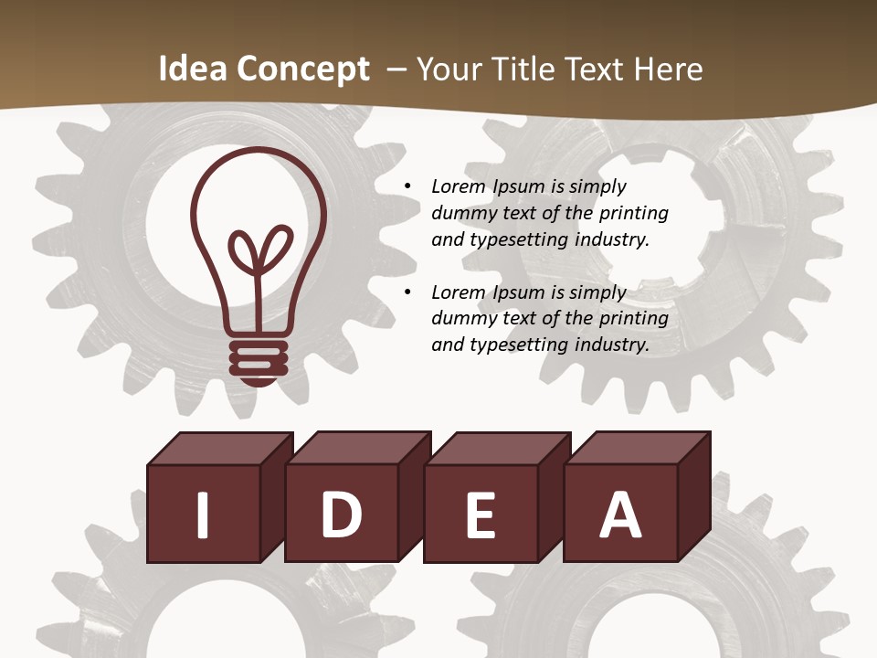 Mechanic Rusty Metal PowerPoint Template