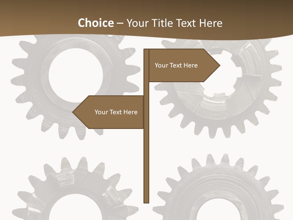 Mechanic Rusty Metal PowerPoint Template