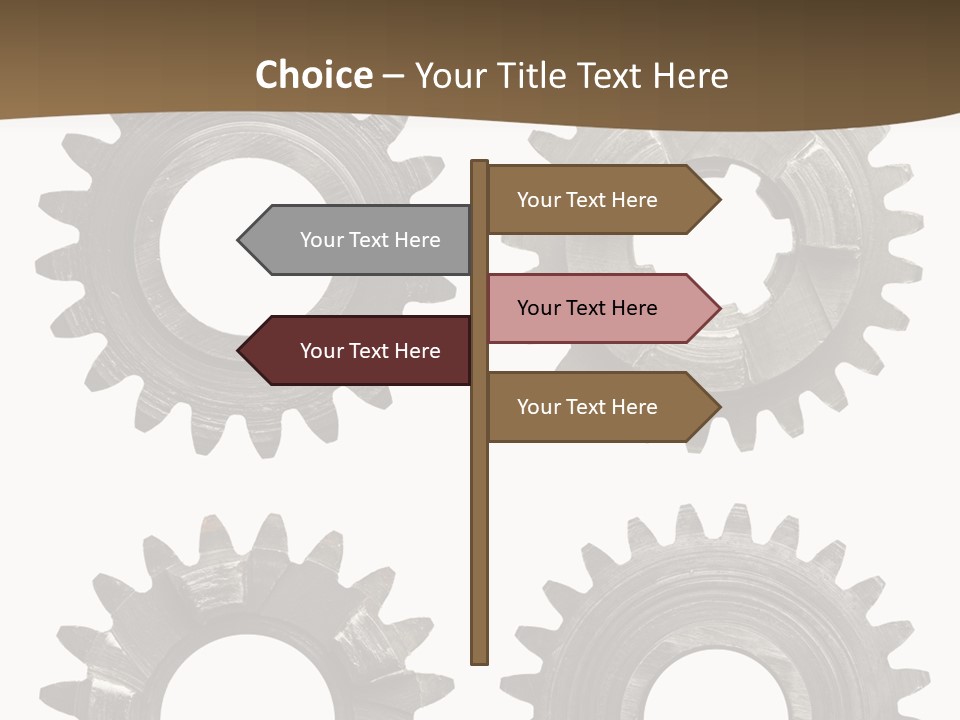Mechanic Rusty Metal PowerPoint Template