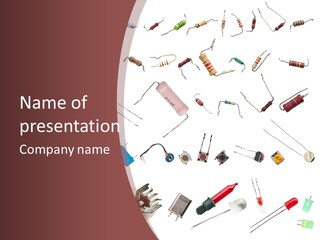 Energy Copper Resistor PowerPoint Template