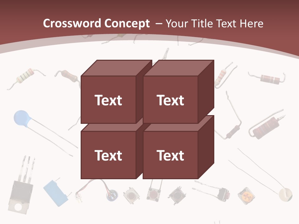 Energy Copper Resistor PowerPoint Template