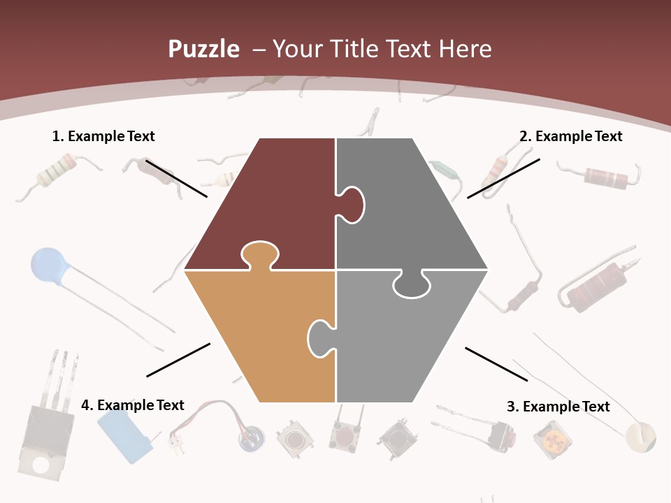 Energy Copper Resistor PowerPoint Template