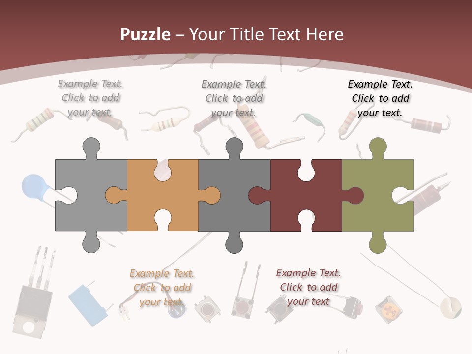Energy Copper Resistor PowerPoint Template