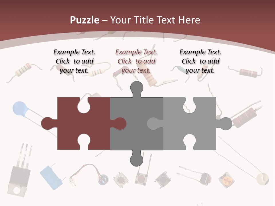 Energy Copper Resistor PowerPoint Template