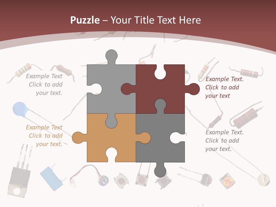 Energy Copper Resistor PowerPoint Template