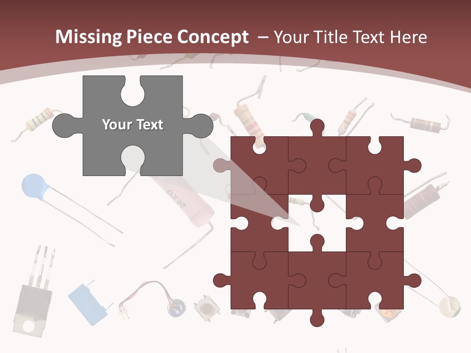 Energy Copper Resistor PowerPoint Template