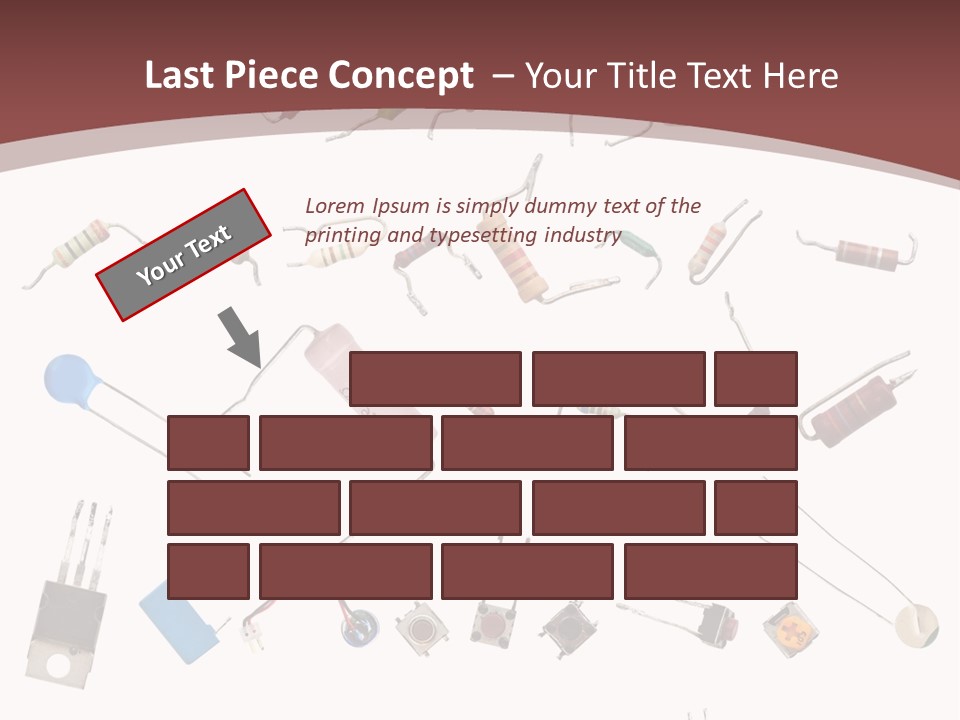 Energy Copper Resistor PowerPoint Template
