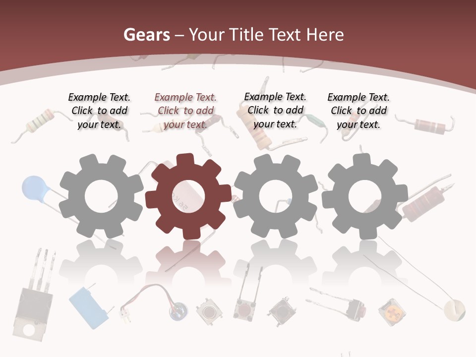 Energy Copper Resistor PowerPoint Template