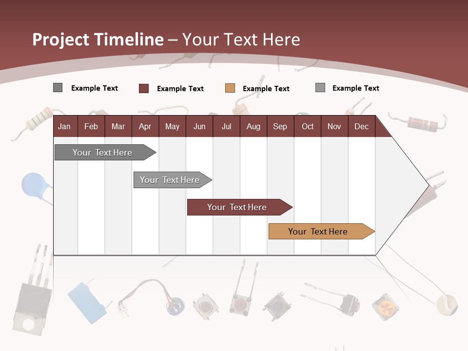 Energy Copper Resistor PowerPoint Template