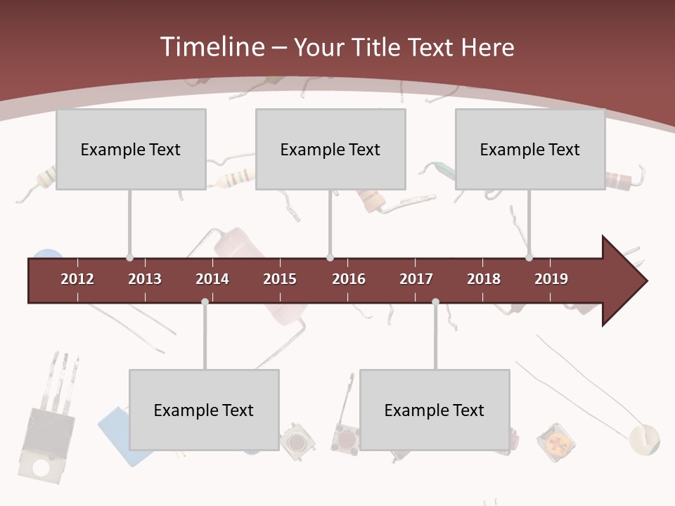 Energy Copper Resistor PowerPoint Template
