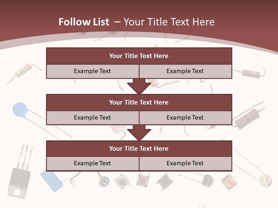 Energy Copper Resistor PowerPoint Template