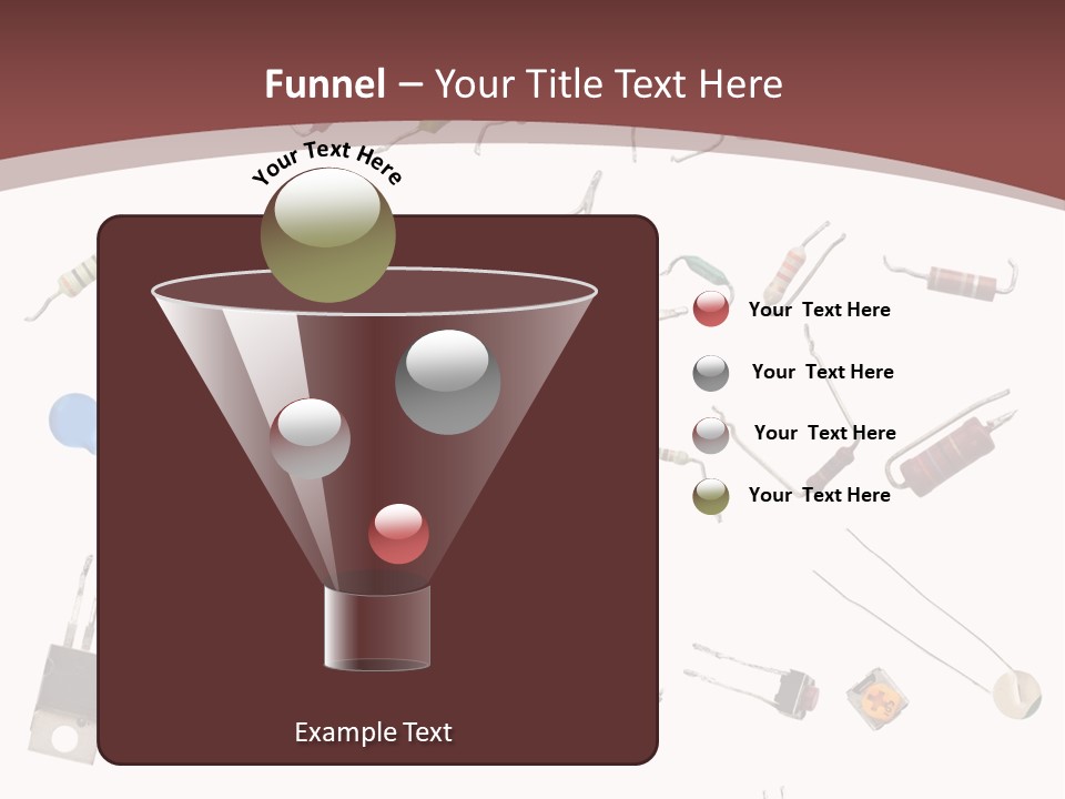 Energy Copper Resistor PowerPoint Template