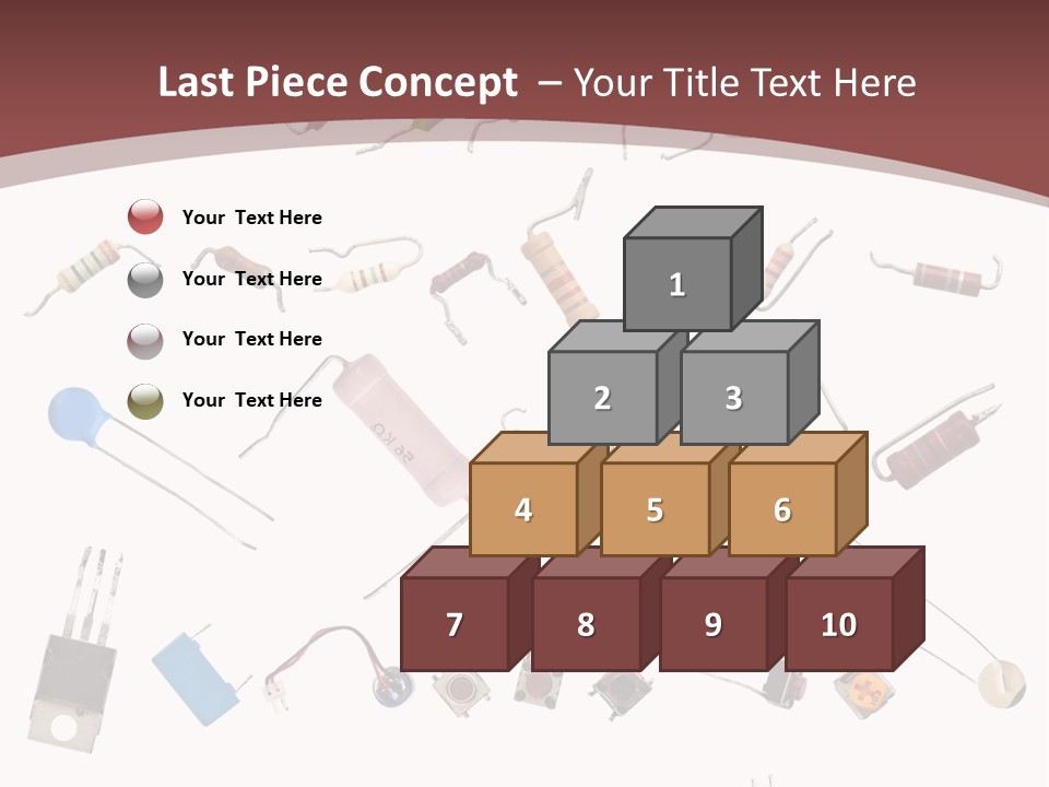 Energy Copper Resistor PowerPoint Template